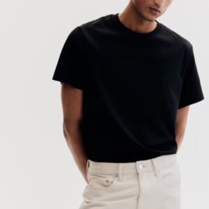 Round Neck black T-shirt